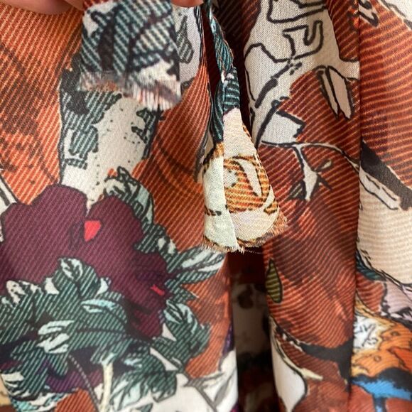 HEMANT & NANDITA  Zeri Peasant Dress - Picture 14 of 16